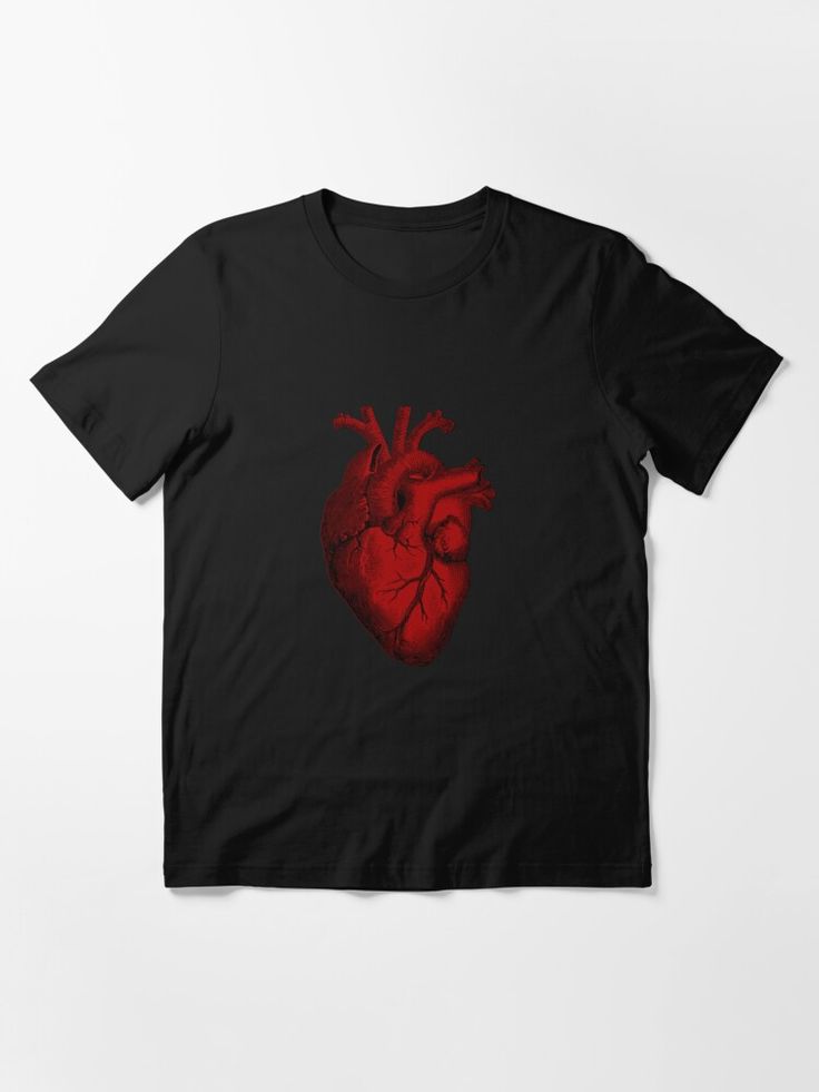 HUMAN HEART PRINTED T SHIRT